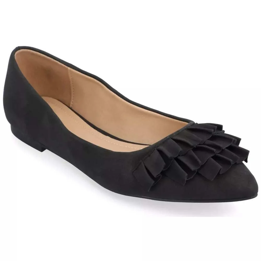 Women's Flats‎ by Journee Collection Judy Black Size 8 New In Box